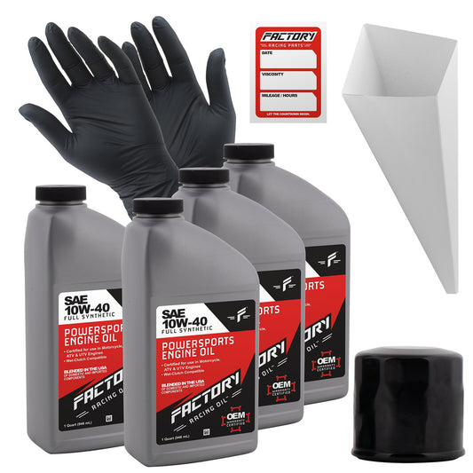 10W-40 4 Quart Oil Change Kit For Yamaha XTZ12 Super Tenere